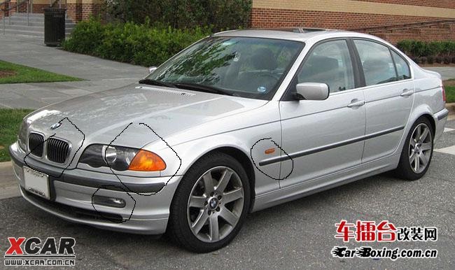 e46是宝马公司1998年取代e36的产品,1998年同期改款了原来
