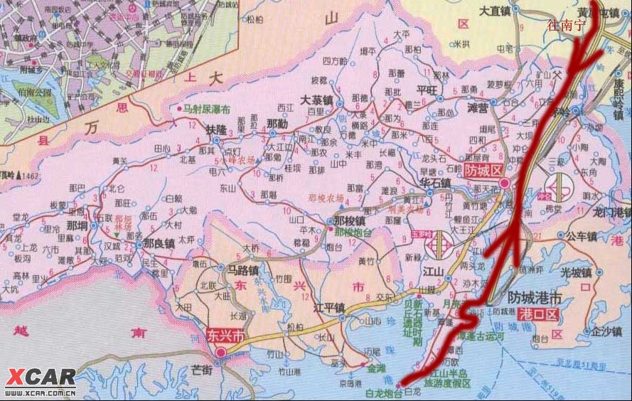 半天来回,南宁-防城港江山半岛看海去