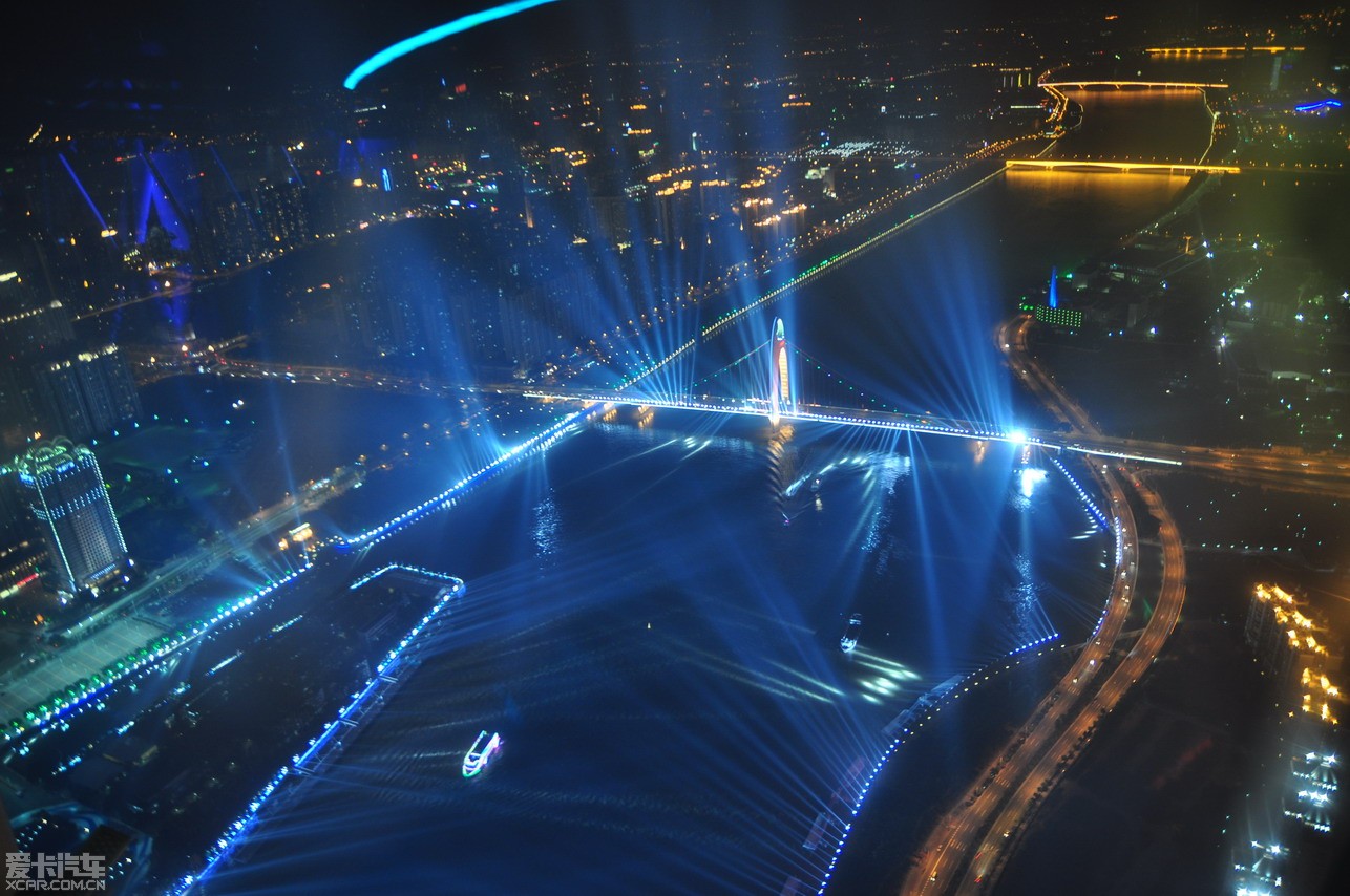 广州塔108层观广州夜景