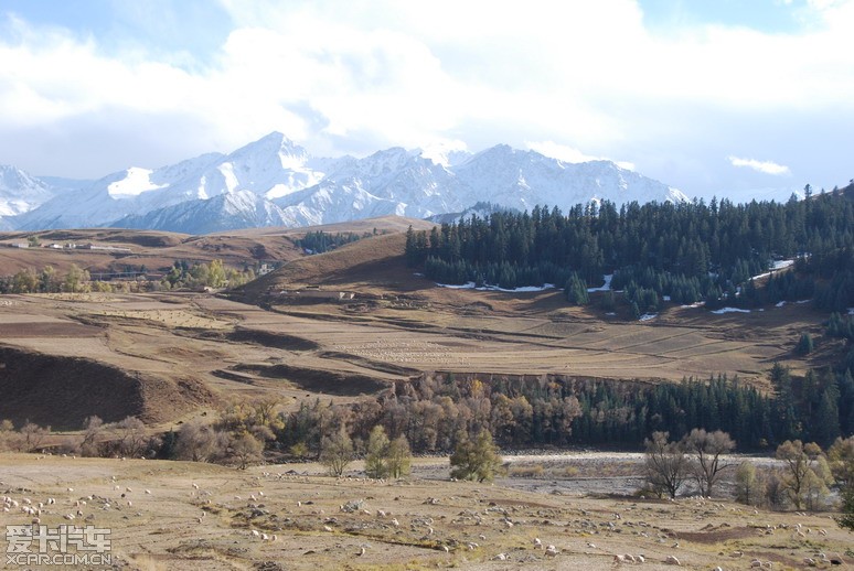 过了黑河大峡谷,便到了青海祁连县的扎麻什乡