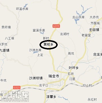 2011-01-23 10:26      不对啊,谷歌地图上瑞金黄柏没有206国道啊