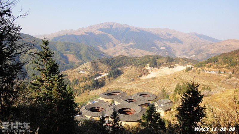 漳州市南靖县田螺坑的四菜一汤景点.