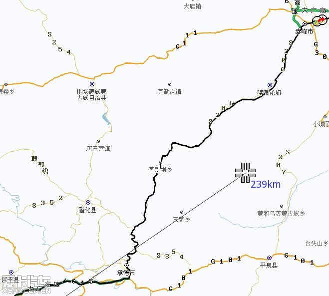 询问承德到赤峰路况?