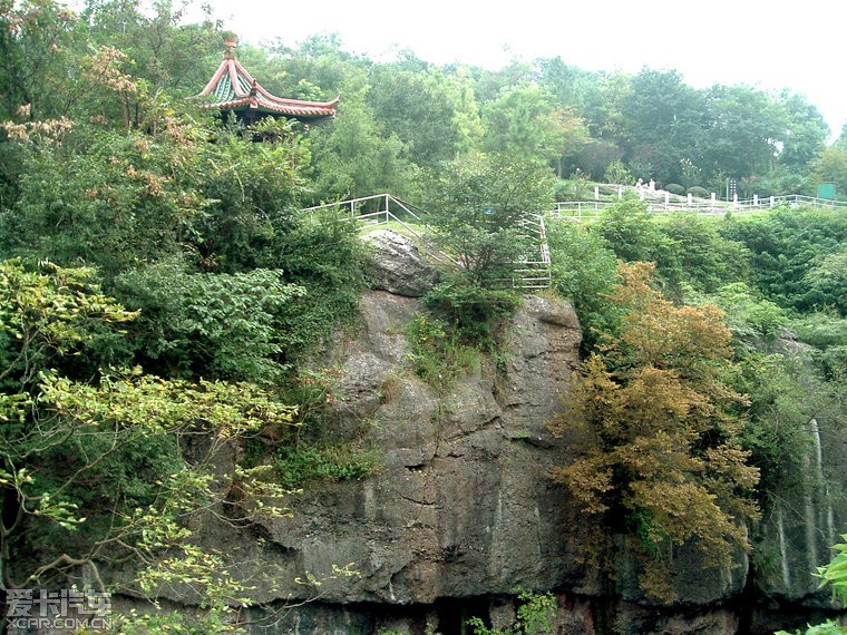 外出2天,发点风景照,南京栗水天生桥风景区_索