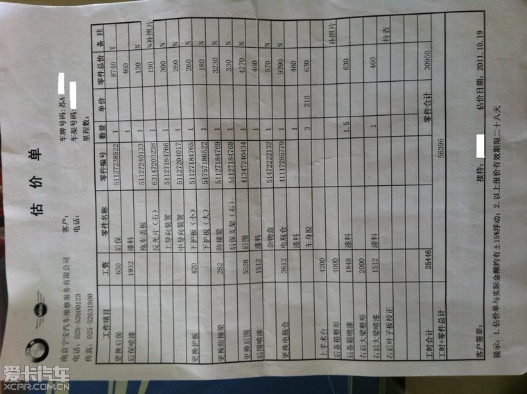 车子等红绿灯,被3系宝马撞出4米多远