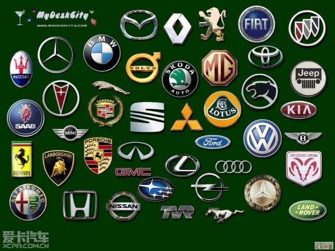爱车人必知:世界33种主流名车车标志来历_索纳