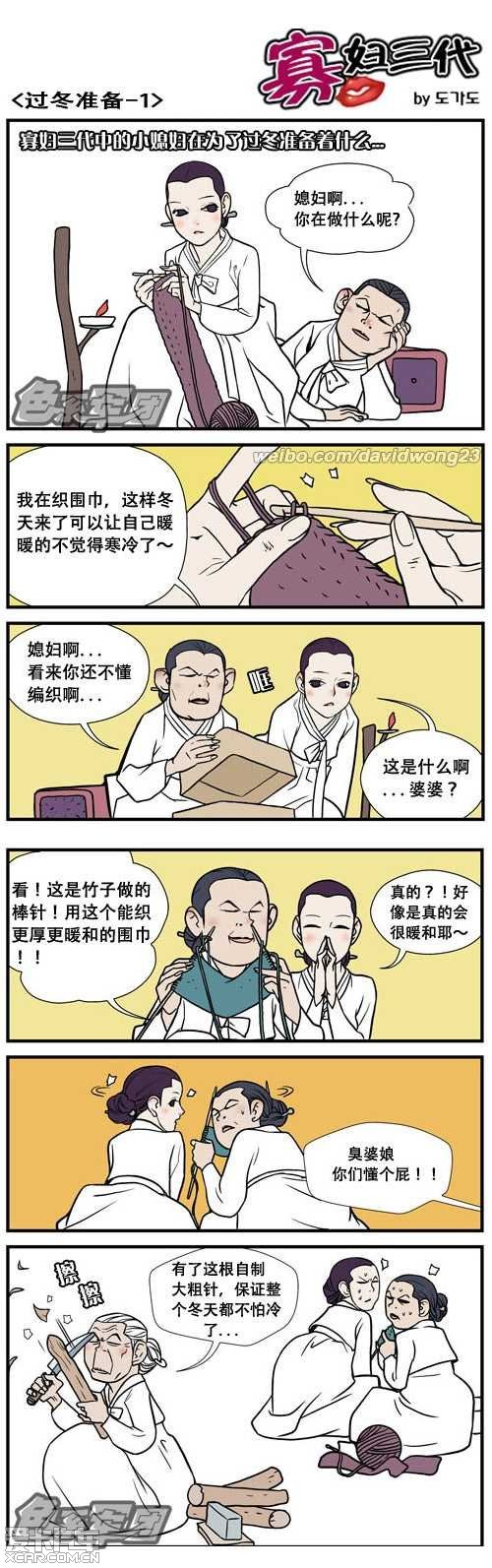 经典的寡妇三代