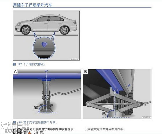 求教速腾千斤顶位置问题