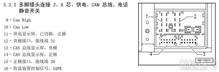 rdc510和rns510的接线图