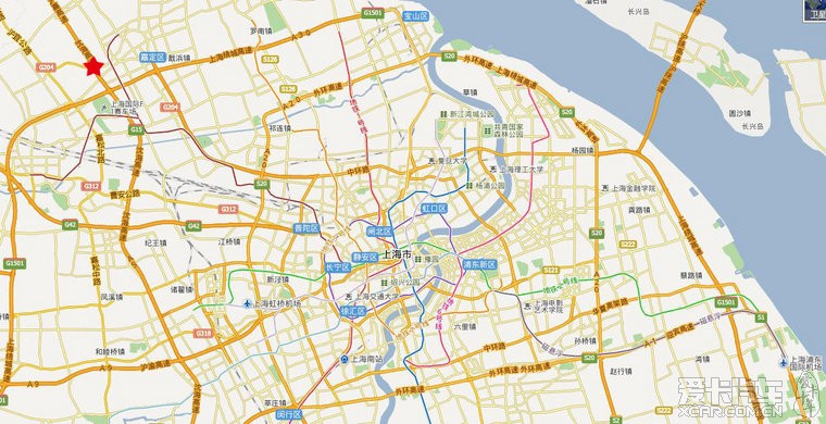 求助,上海交通道路方面熟悉的帮个忙_上海汽车