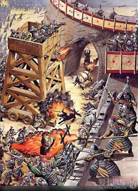攻与守,喜欢历史和军事的看一下中国古代攻城