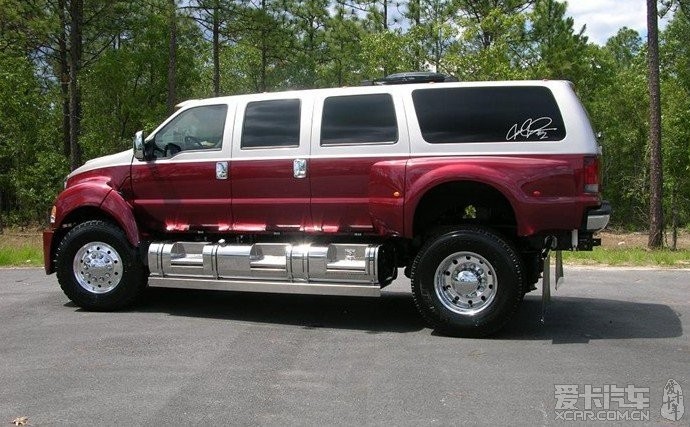 品评 福特 f-650 重型皮卡 超级大怪兽█