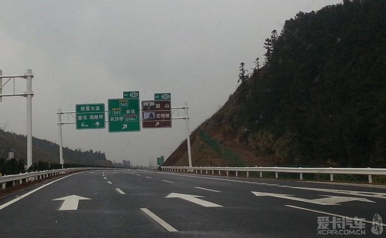 2013元旦,新开通的京珠高速复线湖南段体验&