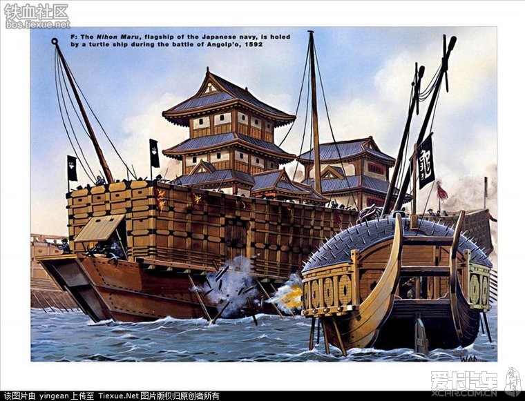 漂亮的图片,古代中日韩的水战,喜欢历史和古代