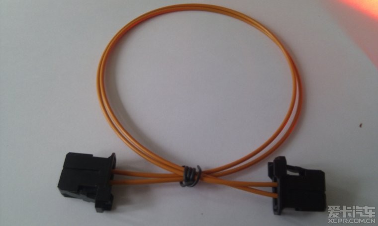 出售4个MOST光纤短路测试环 4条汽车光纤线