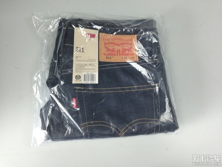 出一条海淘回来的李维斯牛仔裤(511裤型,尺码