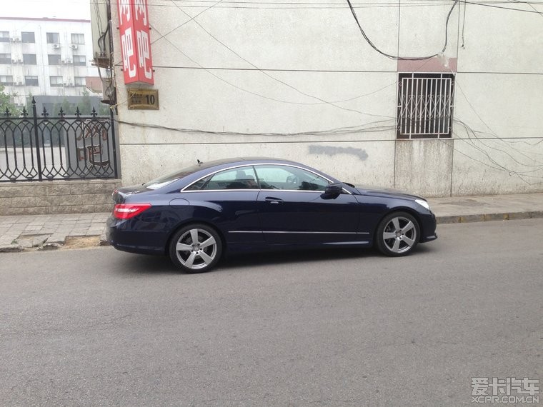 深蓝色E200 Coupe报到,北京_奔驰E级论坛_奔