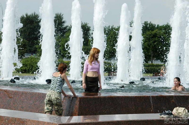 莫斯科的著名建筑 胜利广场 我在胜利公园遇到