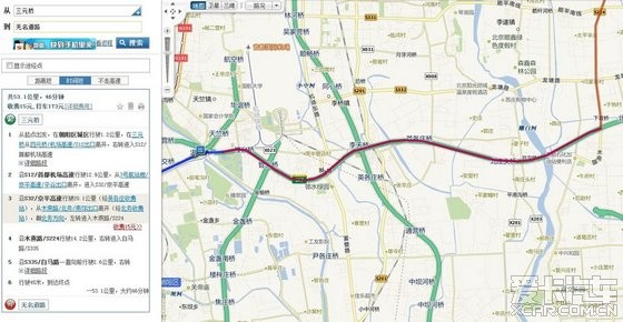 出京平高速 沿s224省道一路向北