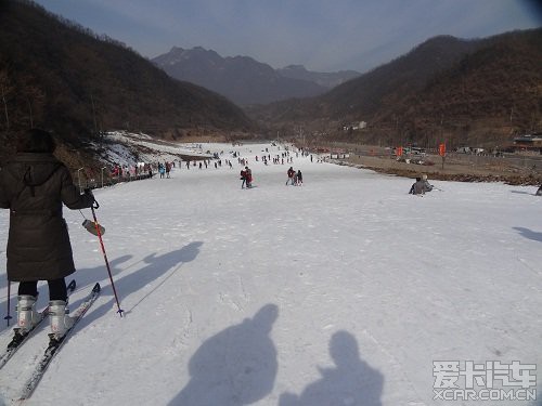 2014年第一次滑雪--济源王屋山滑雪场!_河南汽
