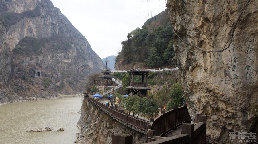 广元明月峡古栈道