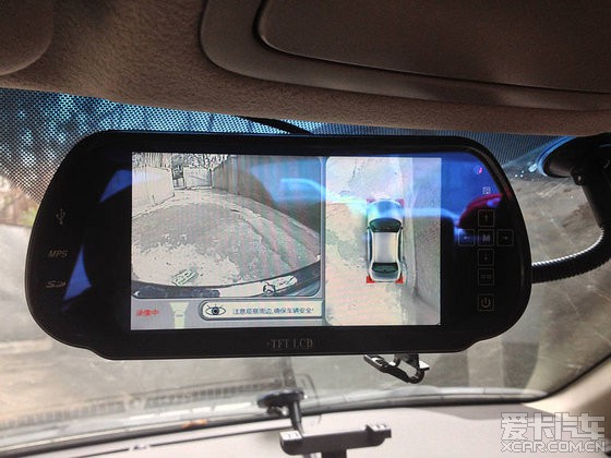 加装 360度全景无缝鸟瞰四摄像头倒车影像系统