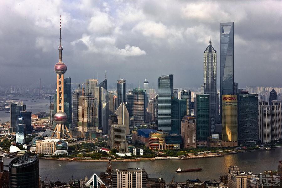 上海现在摩天大楼比纽约壮观!_北京汽车论坛_
