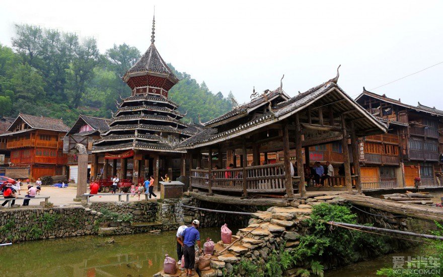贵州黔东南黎平肇兴侗寨风景 酷走旅游网