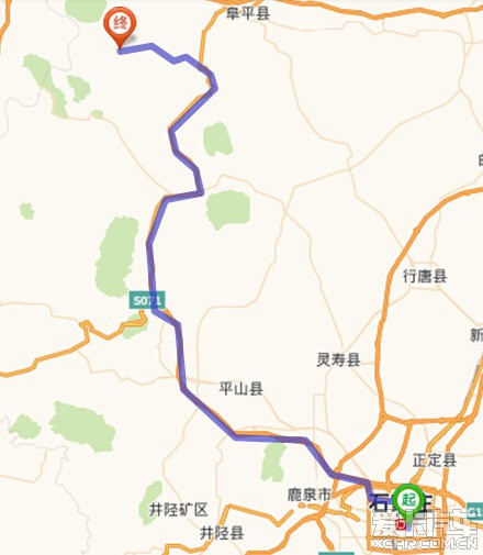 爱卡石家庄翼虎自驾群阜平运木沟自驾!