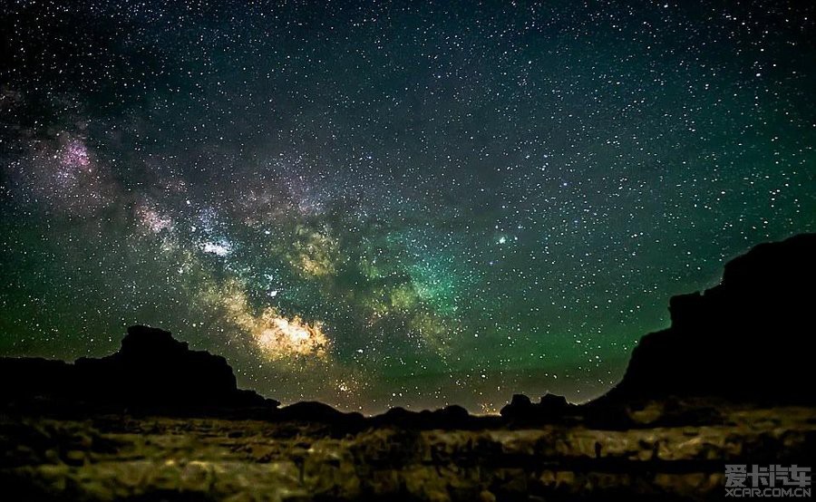 美国中西部大峡谷唯美晨昏星夜图景欣赏_宝马