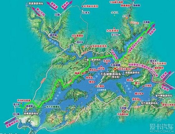 千岛湖开车环湖路线_千岛湖环湖自驾游路线