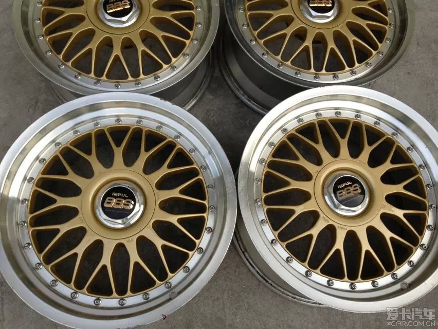 日本高端锻造双片可拆 bbs rs impul 18寸轮毂