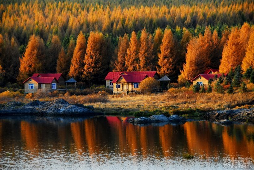 > 河北承德木兰围场秋天风景