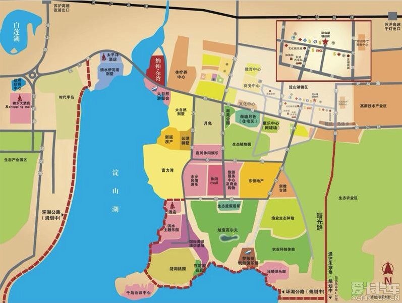淀山湖发展规划:明确轨交17号线和环湖有轨电车