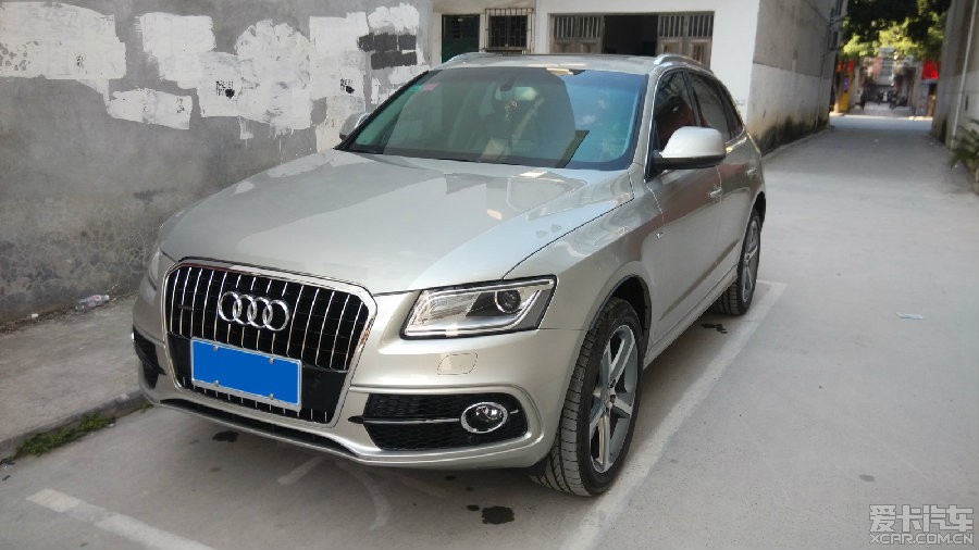 2013 q5 45tfsi运动型白金色小作业!_奥迪q5论坛_xcar