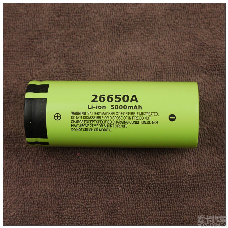 史上最大容量松下26650锂电池,实测5200mah