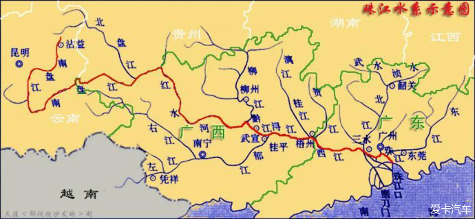 我先看看中国的八大水系图
