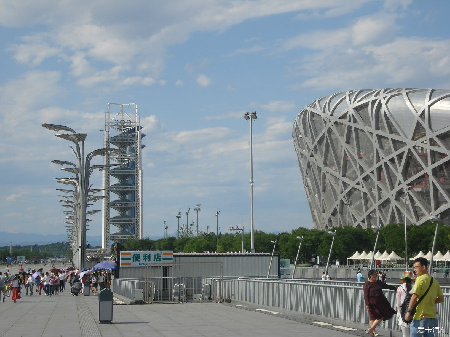 自驾游北京国家体育场--鸟巢、水立方、玲珑塔