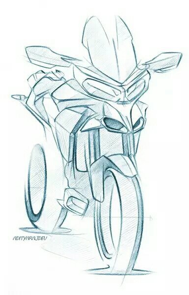 最炫酷的摩托车设计手绘图_摩托车论坛_【摩