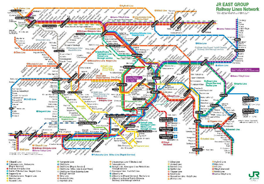 研究了下东京的地铁和电车,疯了。_天津汽车论