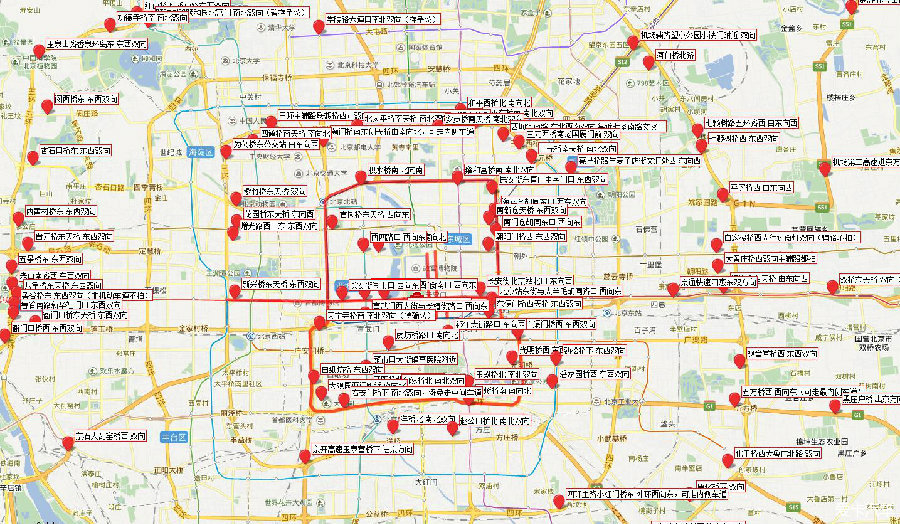 外地进京小伙伴必看进京证摄像头位置分布图