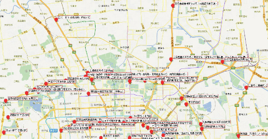 外地进京小伙伴必看进京证摄像头位置分布图