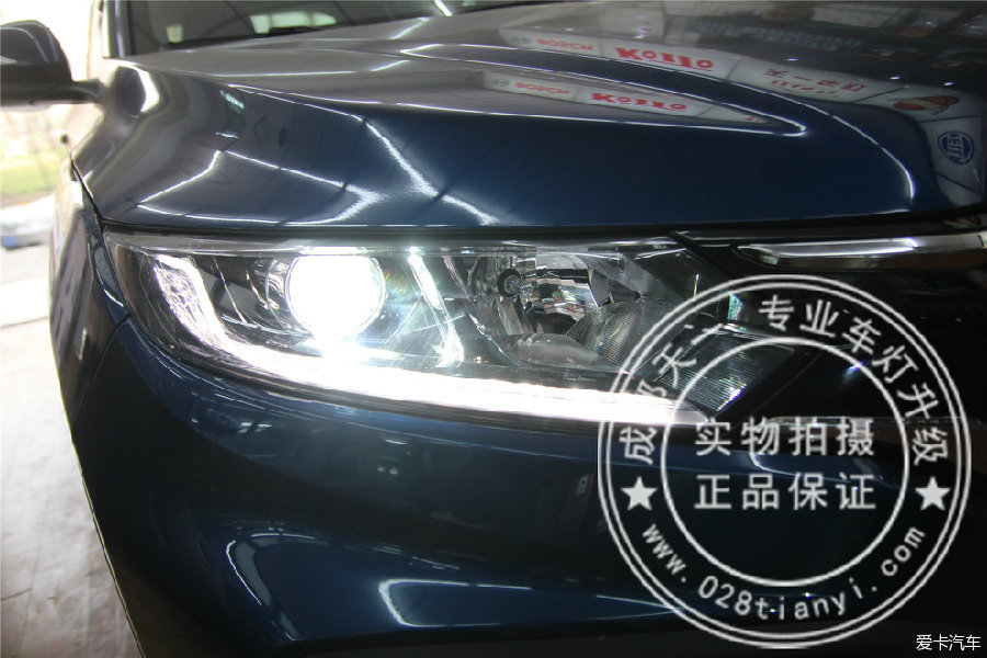 成都本田XR-V缤智改车灯双光透镜氙气大灯改装增亮大灯总成