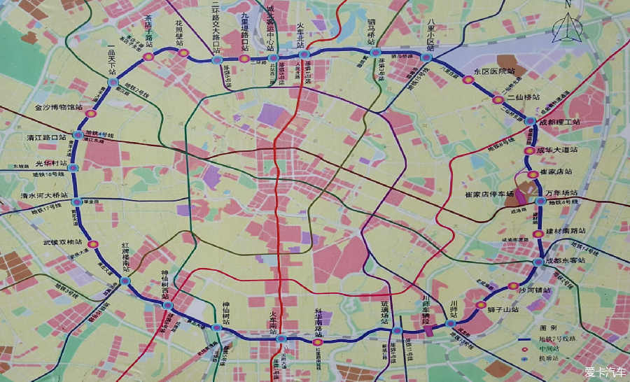 成都地铁远期规划图 2020-2050