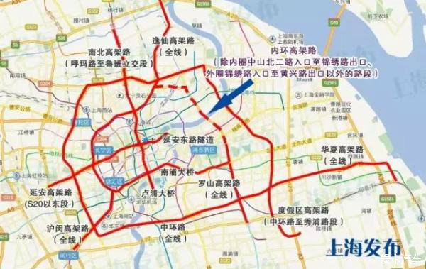 > 外环经罗山路到高科中路真限行吗?