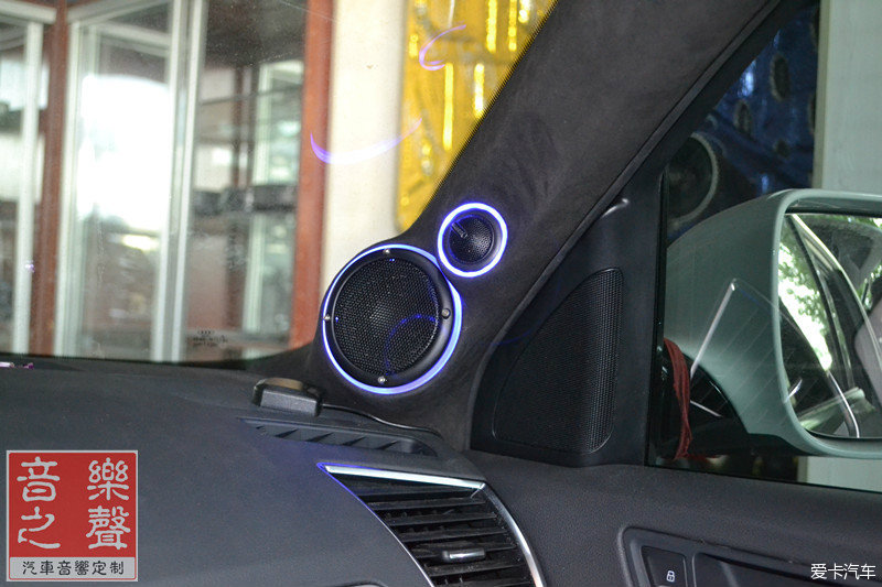 武汉奥迪Q5汽车音响改装三分频倒模--音乐之声出品
