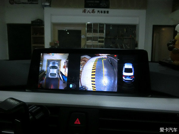 宝马3系安装360度道可视1080P全景_重庆渝大