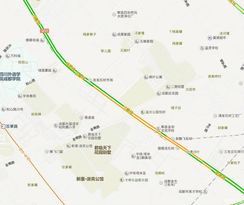原来百度地图上的兰磨线就是国道213_四川汽