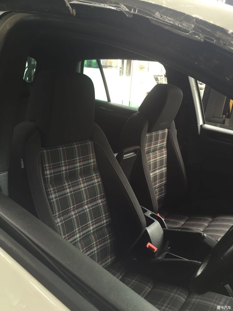 海外版-六代高尔夫/MK6-GTI.苏格兰格子布座椅
