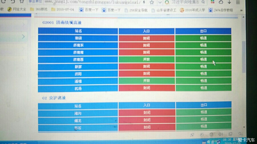 大家注意高速路况,及时查看济南市公路局网站